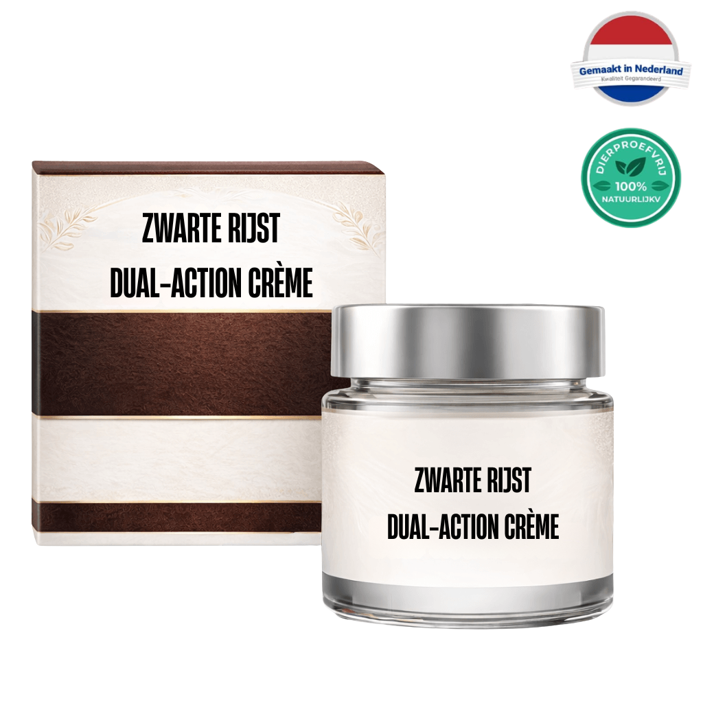 Zwarte rijst dual-action crème