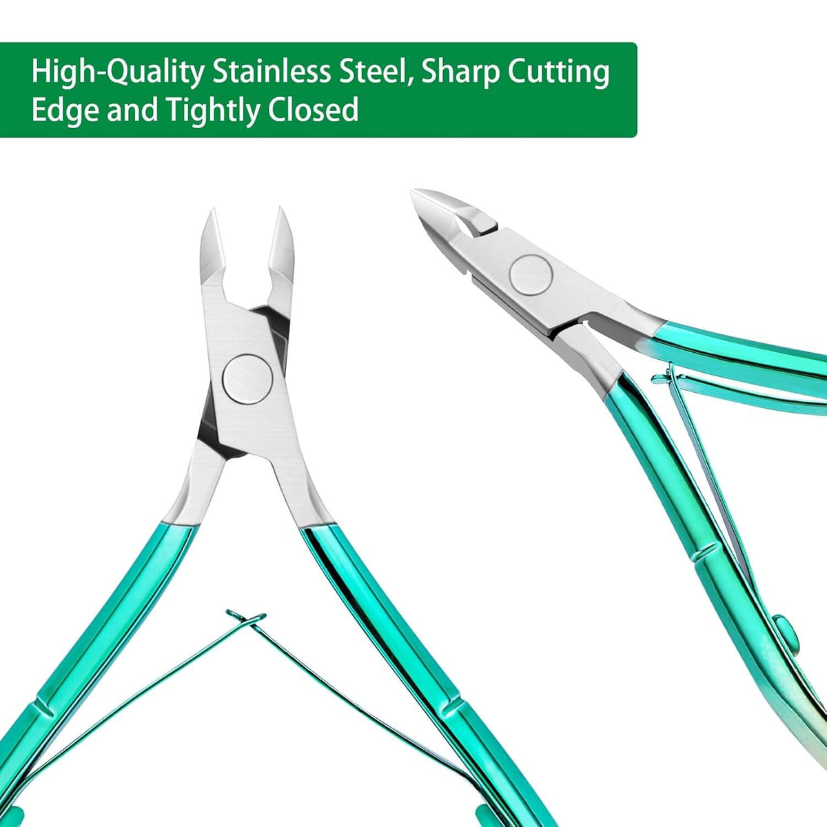 PrecisionTrim – Cuticula Trimmer with high-quality stainless steel and sharp cutting edge.