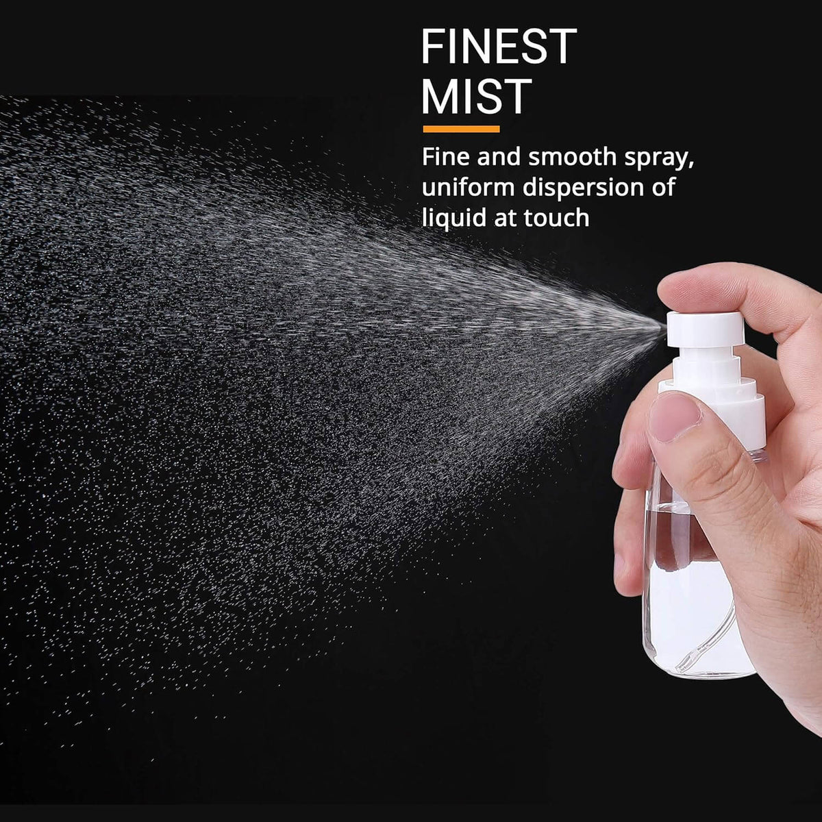 Jovyx MiniMist – Navulbare Reisspray in gebruik, met fijne en gelijkmatige nevelverstuiving.