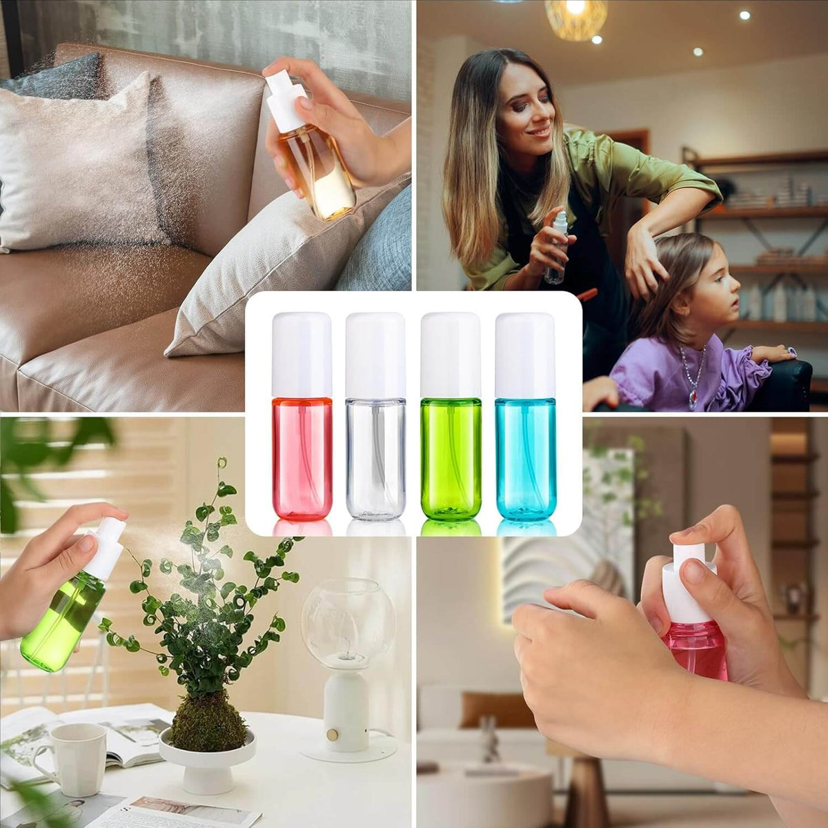 TravelMist – Navulbare Mini Sprayflesjes in verschillende kleuren voor parfum, gezichtsmist en meer.