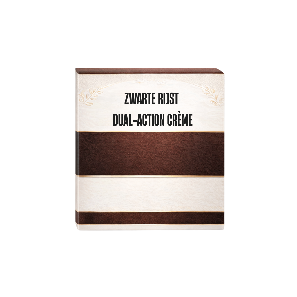 Zwarte rijst dual-action crème