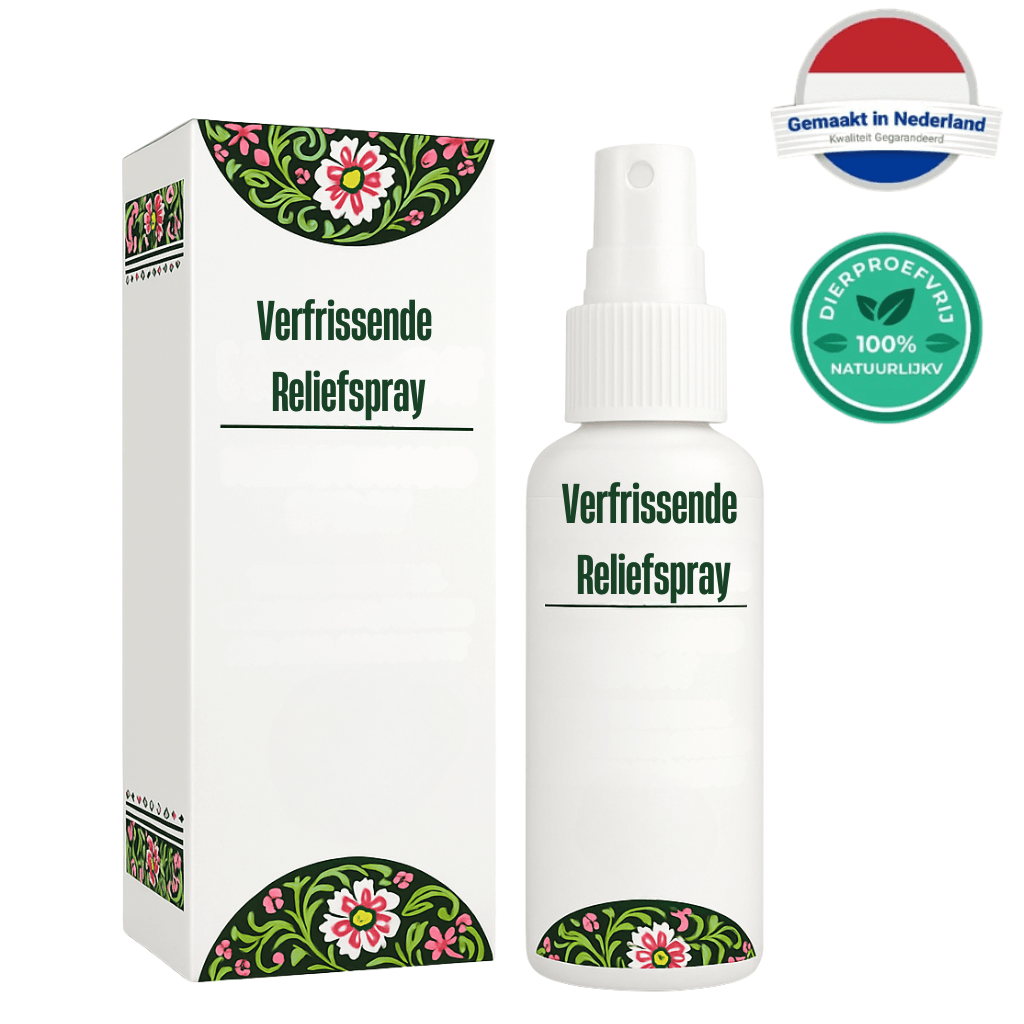 Verfrissende Reliefspray