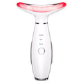 Face & Neck Massager – Verstevigend Hulptool met LED-lampen voor huidversteviging en ontspanning.