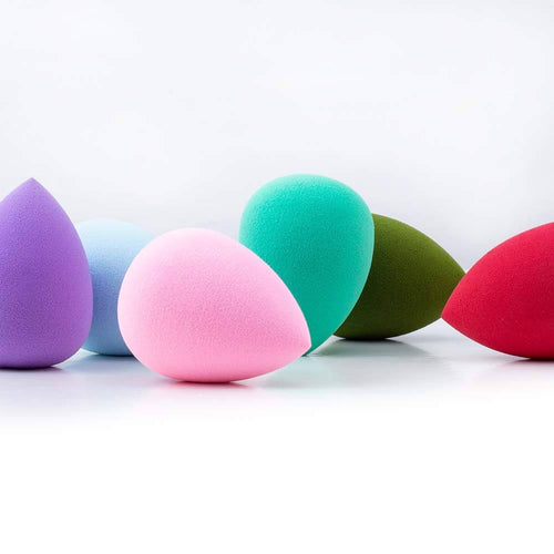 SoftBlend – Make-up Sponsenset met kleurrijke sponzen voor een vlekkeloze make-up applicatie.